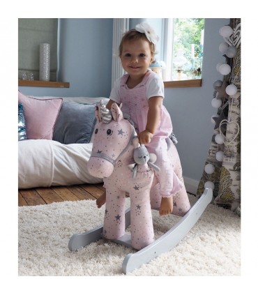 راکر اسب تک شاخ سِلِست وفای (12 ماه به بالا) Little Bird Told Me Celeste & Fae Rocking Unicorn