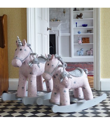 راکر اسب تک شاخ سِلِست وفای (12 ماه به بالا) Little Bird Told Me Celeste & Fae Rocking Unicorn