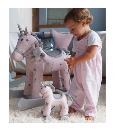 راکر اسب تک شاخ سِلِست وفای (12 ماه به بالا) Little Bird Told Me Celeste & Fae Rocking Unicorn