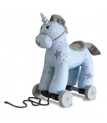 اسباب بازی کشیدنی اسب تک شاخ مون بیم Little Bird Told Me Moonbeam Unicorn Pull Along