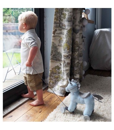 اسباب بازی کشیدنی اسب تک شاخ مون بیم Little Bird Told Me Moonbeam Unicorn Pull Along