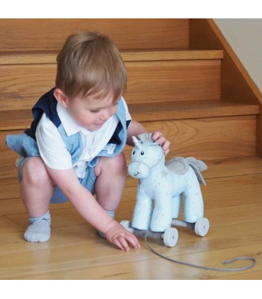 اسباب بازی کشیدنی اسب تک شاخ مون بیم Little Bird Told Me Moonbeam Unicorn Pull Along