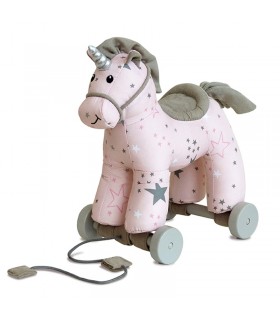 اسباب بازی کشیدنی اسب تک شاخ سِلِست Little Bird Told MeCeleste Unicorn Pull Along