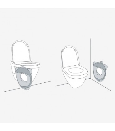 تبدیل توآلت فرنگی آمورشی کودک Beaba Toilet Trainer Seat Mineral