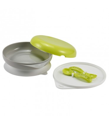 ست غذاخوری ایزوترمال Beaba Ellipse Bento Box Neon