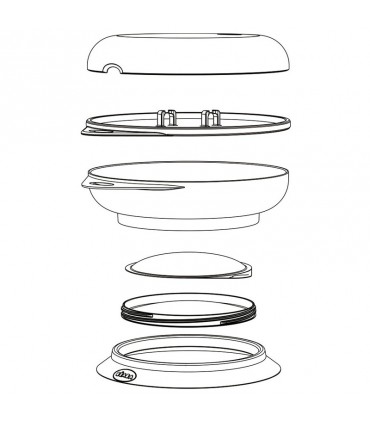 ست غذاخوری ایزوترمال Beaba Ellipse Bento Box Neon