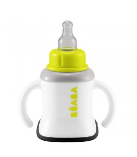 لیوان سه کاره Beaba 3-in-1 Evolutive Training Cup Neon