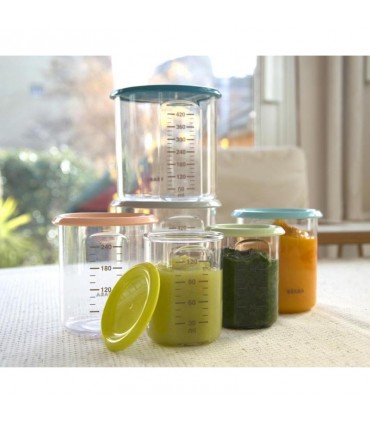 ظرف نگهدارنده مدرج 120 میلی لیتر Beaba Baby Portion 120 ml Tritan