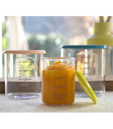 ظرف نگهدارنده مدرج 120 میلی لیتر Beaba Baby Portion 120 ml Tritan