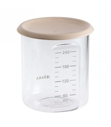 ظرف نگهدارنده مدرج 240 میلی لیتر Beaba Maxi Portion 240 ml Tritan Blue