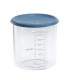 ظرف نگهدارنده مدرج 420 میلی لیتر Beaba Maxi + Portion 420 ml Tritan Blue