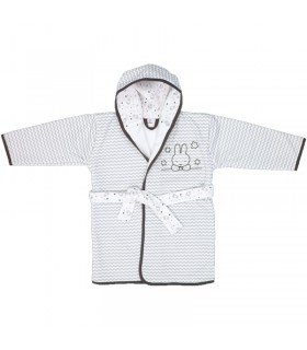حوله تن پوش کودک Bebejou Bathrobe Miffy Stars