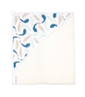 حوله حمام کودک Bebejou Bathcape Owl Family