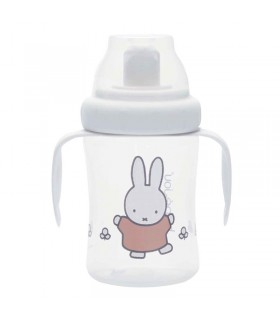 لیوان دسته دار ضد چکه Bebejou Non Spilling Cup Miffy Natural
