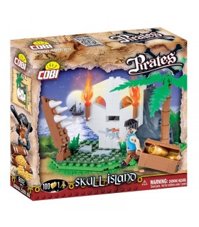 اسباب بازی ساختنی مدل دزدان دریایی جزیره جمجمه Cobi Pirates Skull Island
