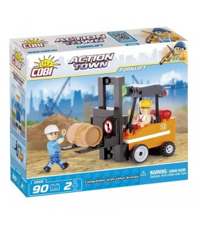 اسباب بازی ساختنی مدل زندگی شهری- فورک لیفت Cobi Ction Town Forklift
