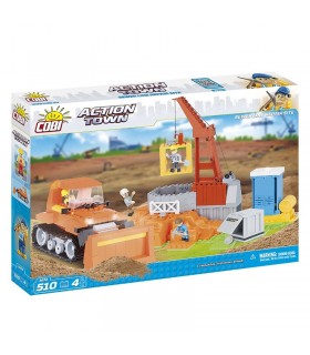 اسباب بازی ساختنی مدل زندگی شهری- سایت تعمیر خط فاضلاب Cobi Action Town Sewer Line Repair Site