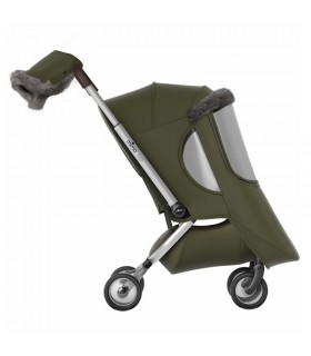 پوشش زمستانی کالسکه میما مدل زیگی Mima Zigi Winter Outfit Olive Green