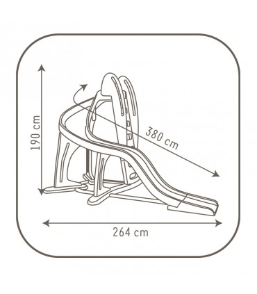 سرسره بزرگ مارپيچ Smoby