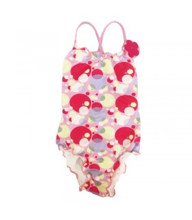 لباس شنا دخترانه خالدار (4 سال) Archimede Bulles Swimsuit