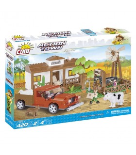 اسباب بازی ساختنی مدل زندگی شهری- مزرعه Cobi Action Town Ranch