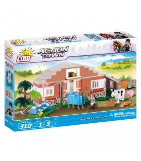 اسباب بازی ساختنی مدل زندگی شهری- مزرعه روستا Cobi Action Town Countryside Farm