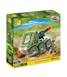 اسباب بازی ساختنی مدل ارتش کوچک- ماشین پرتاب موشک Cobi Small Army G21 6x2 Missile Launcher Vehicle