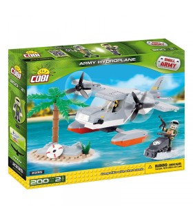 اسباب بازی ساختنی مدل ارتش کوچک- هواپیمای دریایی ارتش Cobi Small Army- Army Hydroplane