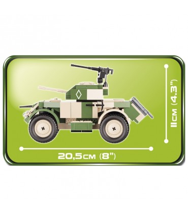 اسباب بازی ساختنی مدل ارتش کوچک- ماشین زرهی (مدلCobi Small Army T17E1 Staghound MK1 (T17E1