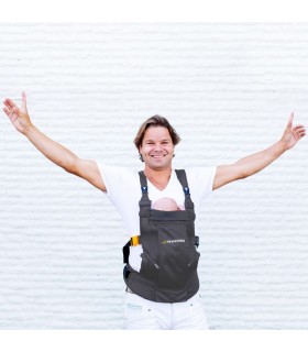 آغوشی کودک داینامیک رنگ دودی خاکستری Minimonkey Dynamic Baby Carrier