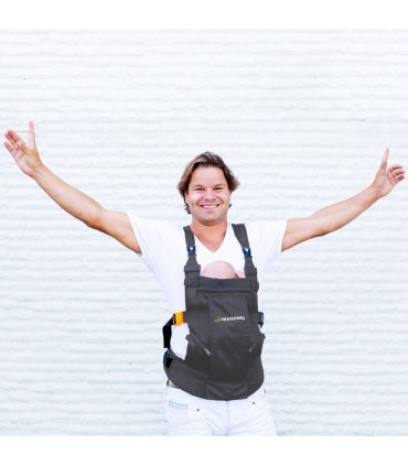 آغوشی کودک داینامیک رنگ دودی خاکستری Minimonkey Dynamic Baby Carrier