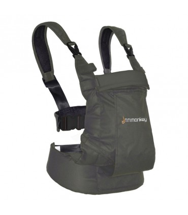 آغوشی کودک داینامیک پارچه نخي رنگ خاکستری Minimonkey Dynamic Cotton Baby Carrier