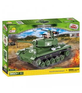 اسباب بازی ساختنی مدل ارتش کوچک- تانک Cobi Small Army M24 Chaffee