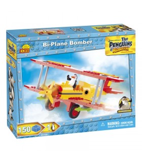 اسباب بازی ساختنی مدل پنگوئن ها- بمب افکن Cobi Penguins Bi Plane Bomber