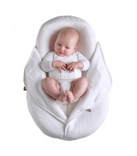 روکش دورپیچ خنک تشک Cocoonababy رنگ سفید Red Castle Cocoonacover Powder White