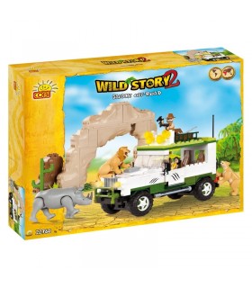 اسباب بازی ساختنی مدل وایلد استوری- سافاری Cobi WildStory Safari Off-Road