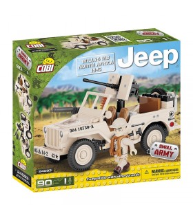 اسباب بازی ساختنی مدل جیپ Cobi Jeep Willys MB North Africa 1943