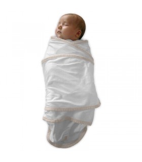 قنداق نوزاد رنگ سفید/ بژ Red Castle Cocoonababy Miracle Blanket