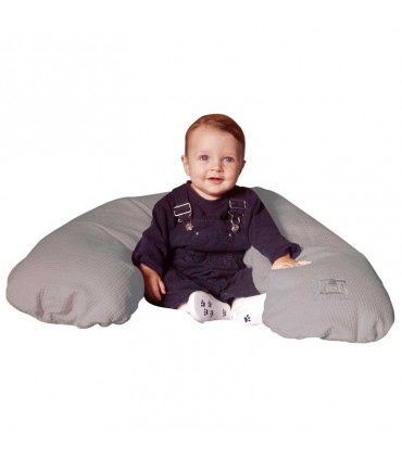 بالش بارداری و شیردهی رنگ طوسی Red Castle Big Flopsy Chambray Grey