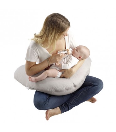 بالش بارداری و شیردهی رنگ کتانی Red Castle Big Flopsy Flax Linen