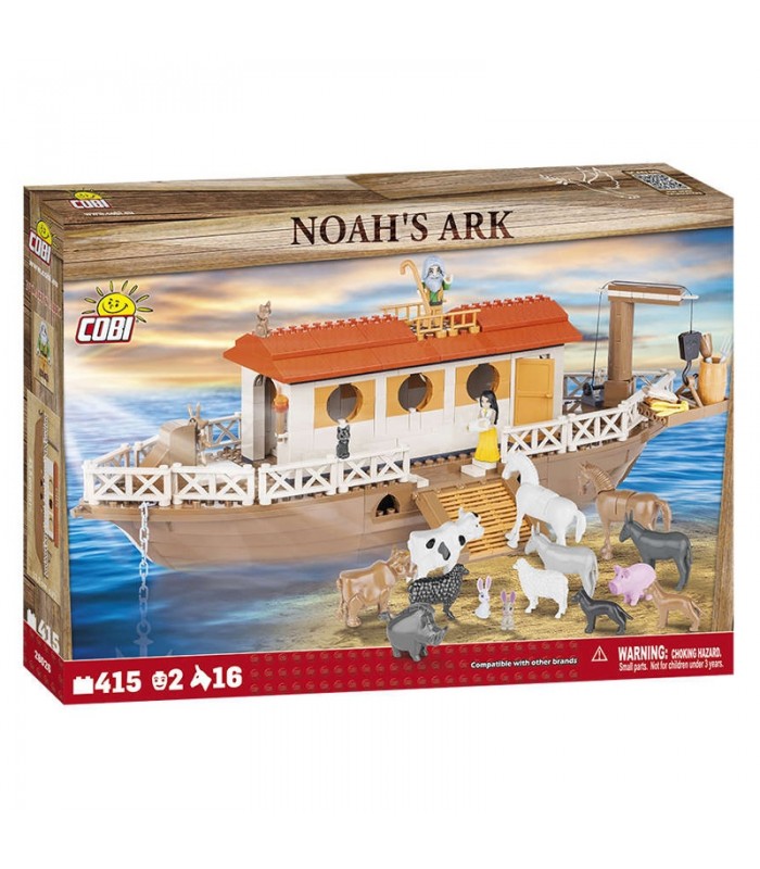 اسباب بازی ساختنی کوبی مدل کشتی نوح Cobi Nativity Scenes Noah's Ark