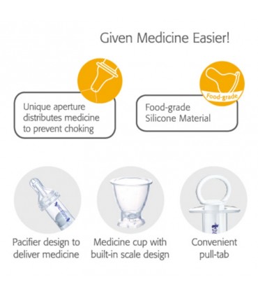 سرنگ داروخوری با سر سیلیکونی بی بی سیل Babisil Medicine Dispenser Dummy