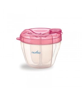 انباره غذا و شیر خشک نوویتا صورتی Nuvita Milk Powder Container
