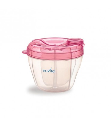 انباره غذا و شیر خشک نوویتا صورتی Nuvita Milk Powder Container