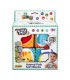 اسباب بازی مکعب 4 عددی وین فان Winfun Animal Pals Soft Blocks