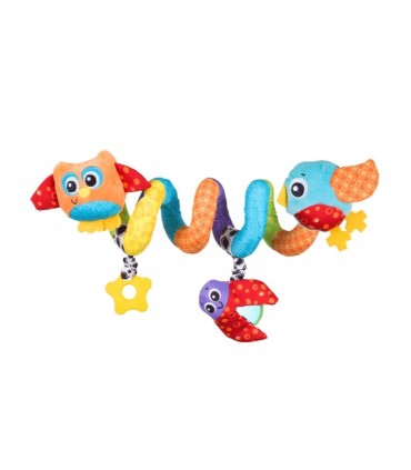 آویز مارپیچ پولیشی پرنده پلی گرو Playgro Who's in The Tree Twirly Whirly