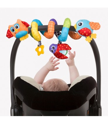 آویز مارپیچ پولیشی پرنده پلی گرو Playgro Who's in The Tree Twirly Whirly