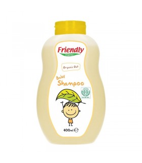 شامپو ارگانیک با رایحه جو 400 میل فرندلی ارگانیگ Freiendly Organic Baby Shampoo