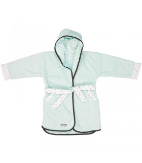 حوله تن پوش کودک لوما سبز آبی Luma Bathrobe