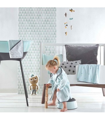 حوله تن پوش کودک لوما سبز آبی Luma Bathrobe